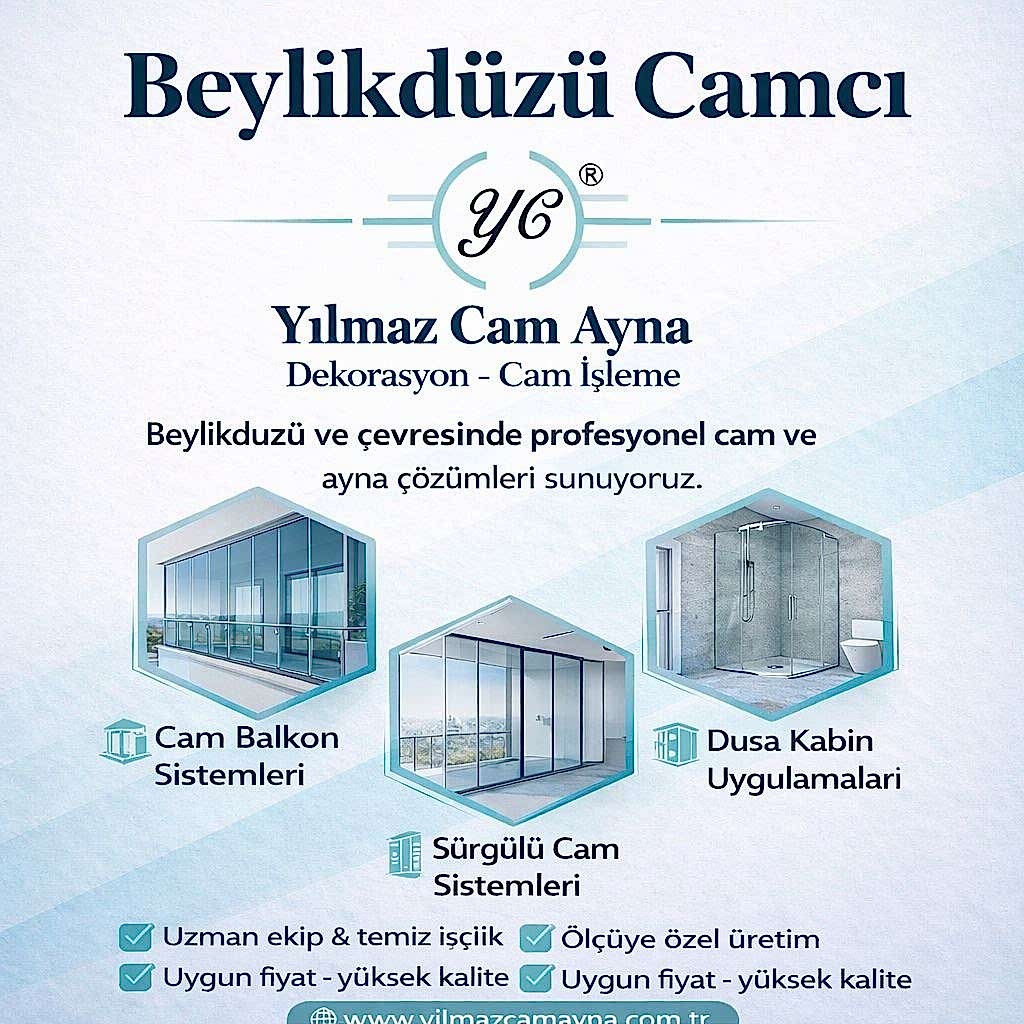 Beylikdüzü Camcı: Modern Yapılar İçin Estetik ve Güvenli Cam Çözümleri
